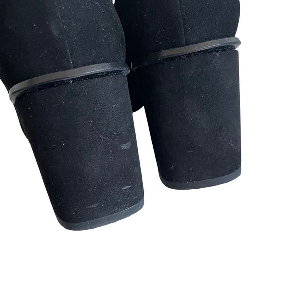 Cos Black Suede Pointy Toe Block Heel Pumps 39 - Picture 10 of 16